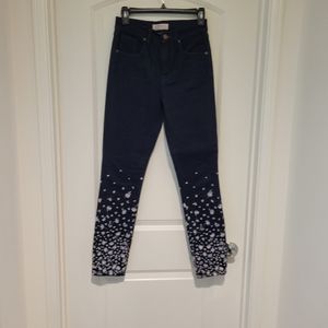 BCBGeneration Embroidered  Jeans. Size W24/29L. # 109